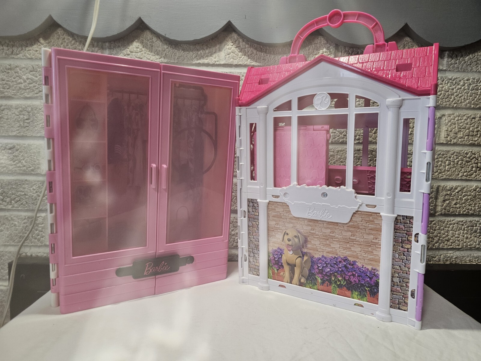 Barbie Glam Get A Way & Barbie Dream Closet. Both In Lot.