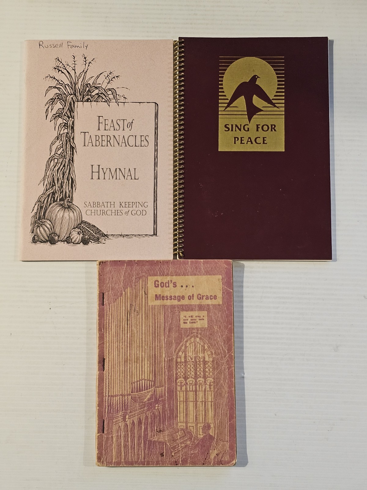 Lot of 3 Song Books. Row 32.