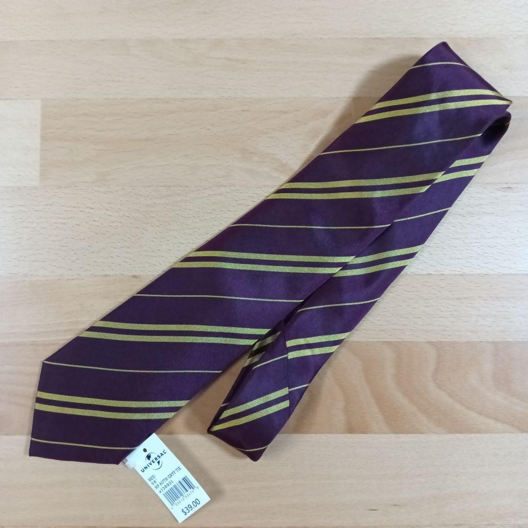 GRYFFINDOR Necktie Harry Potter Burgundy Gold Stripe Official Licensed