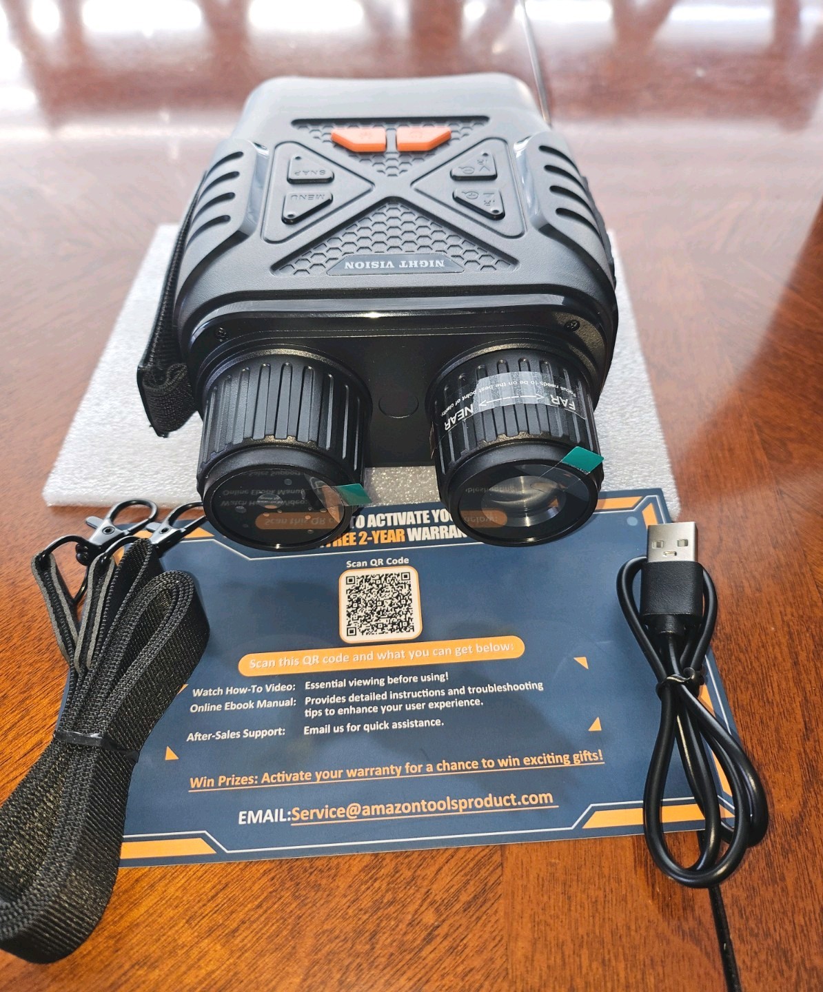Nightiger 1080P Ultra HD Night Vision Binoculars Digital Infrared Goggles 32GB