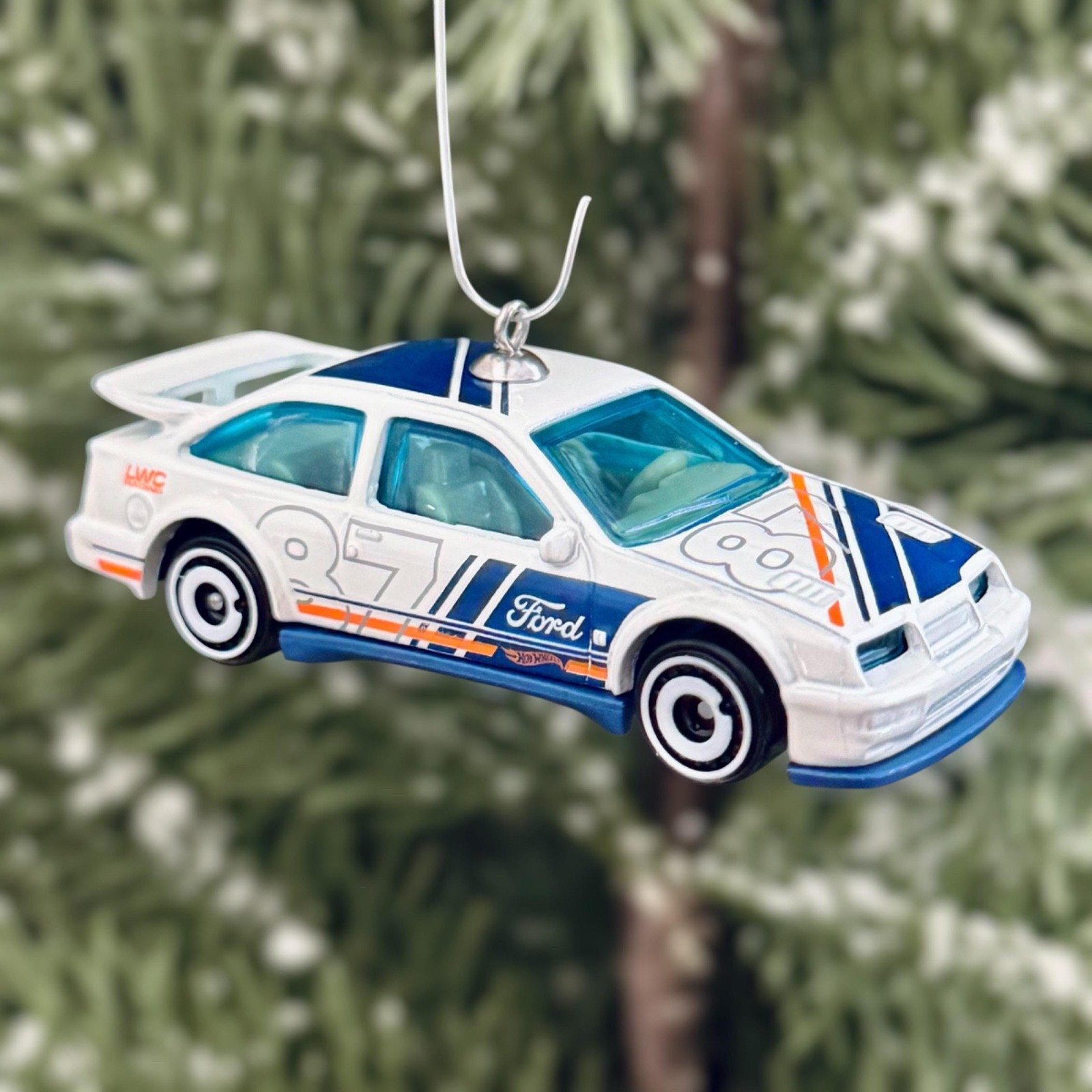 Ford Sierra Cosworth Christmas Tree Ornament • Multiple Colors • Ford Gift