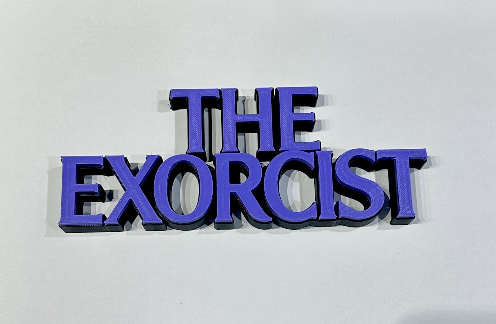 Decorative The Exorcist Film TV logo Sign Display Pops Horror