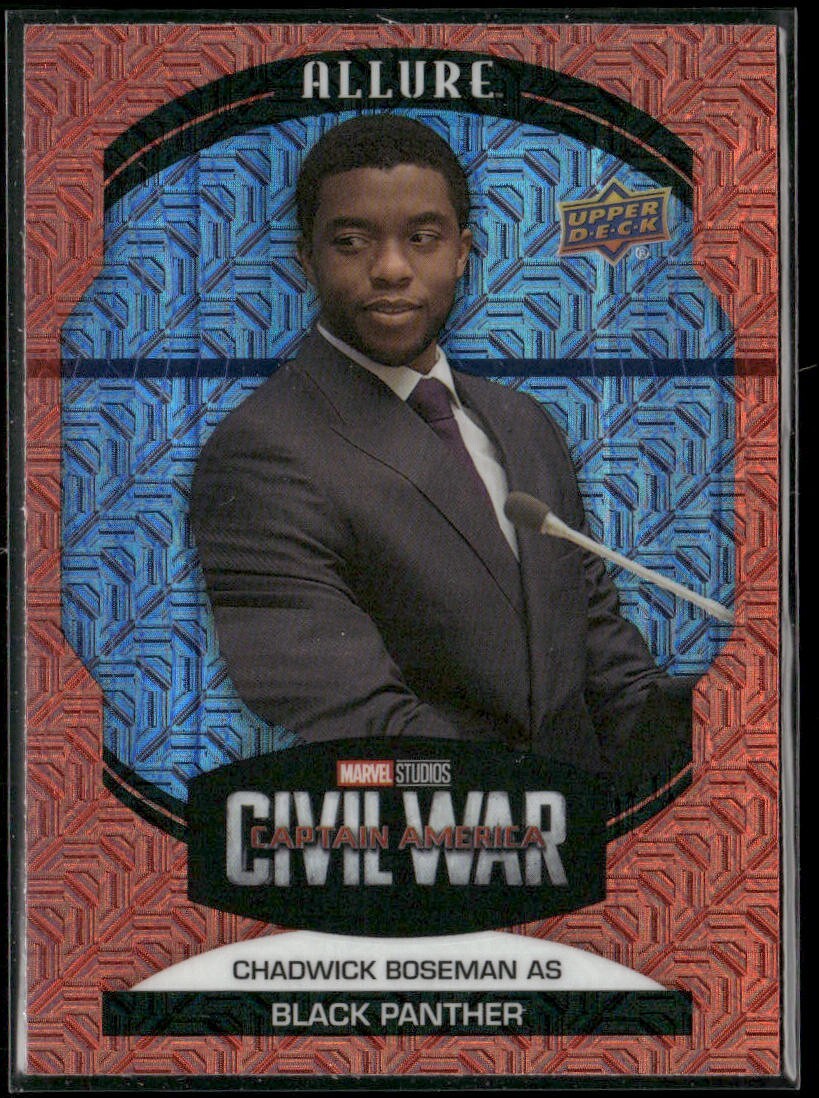 2022 Upper Deck Marvel Allure Sunrise #53 - Chadwick Boseman as Black Panther
