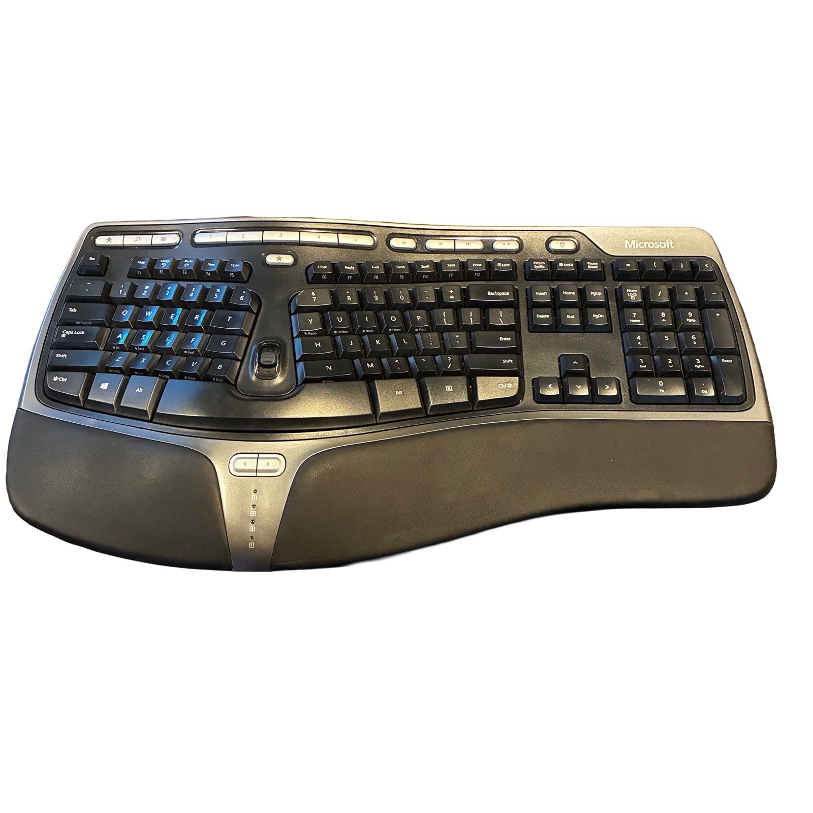 Microsoft Natural Ergonomic Keyboard 4000 V1.0 Model 1048 Wired USB