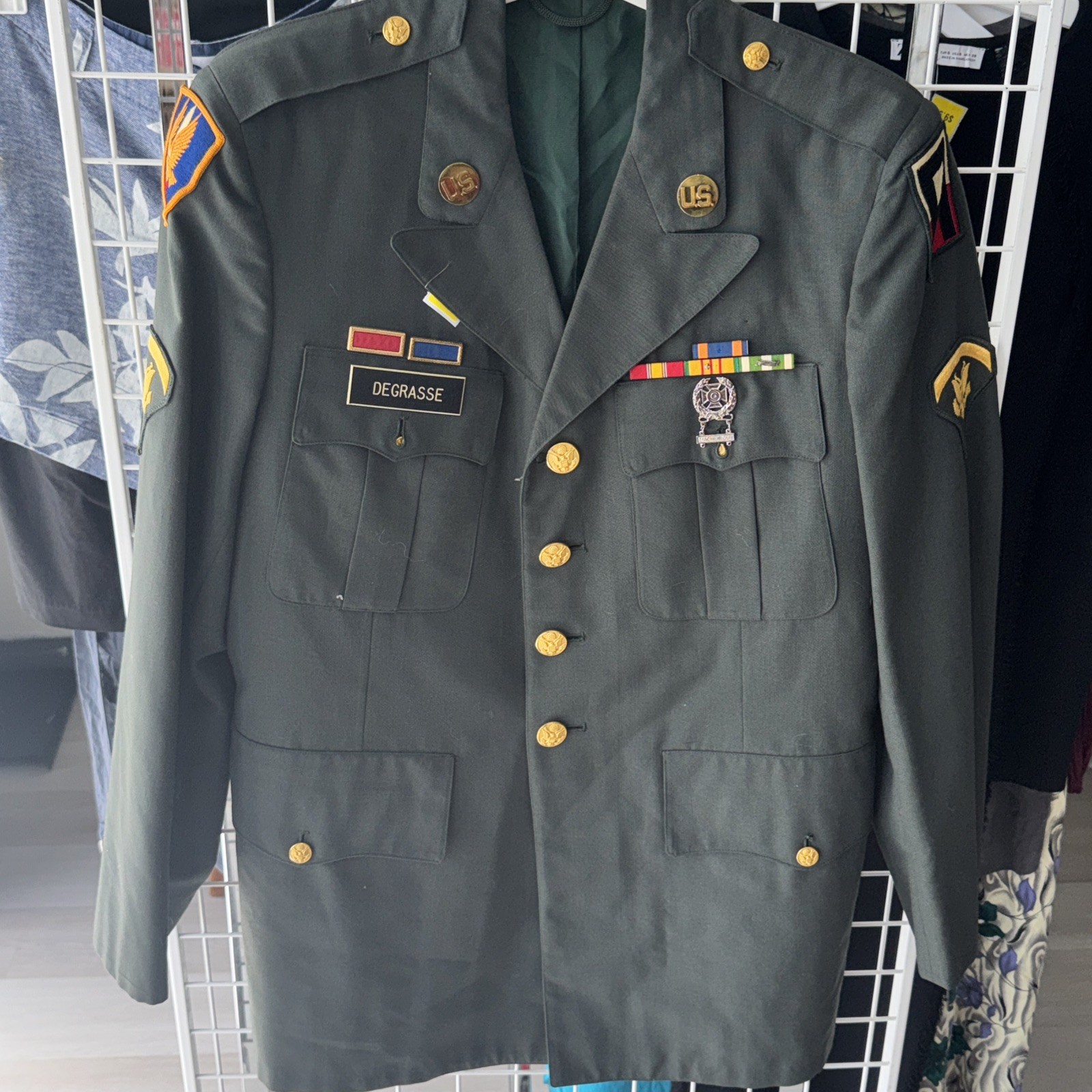 US Army Green Dress Service Uniform size 40R
