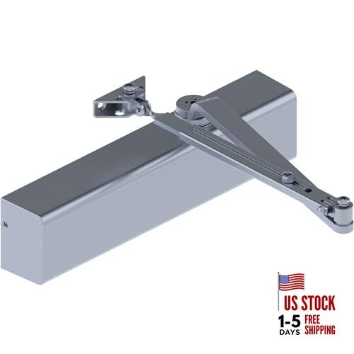 Hager 5200 Series Aluminum Slim Body Grade 1 Heavy Duty Door Closer, Multi 