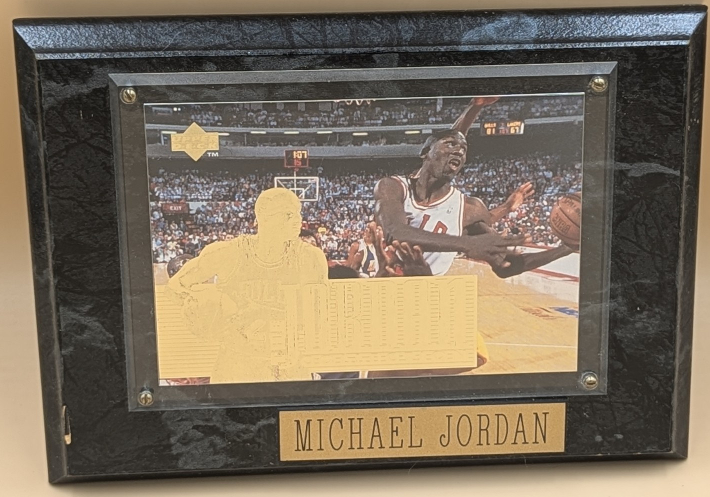 Michael Jordan Vintage Sports Plaques Basketball NBA Oversized Card