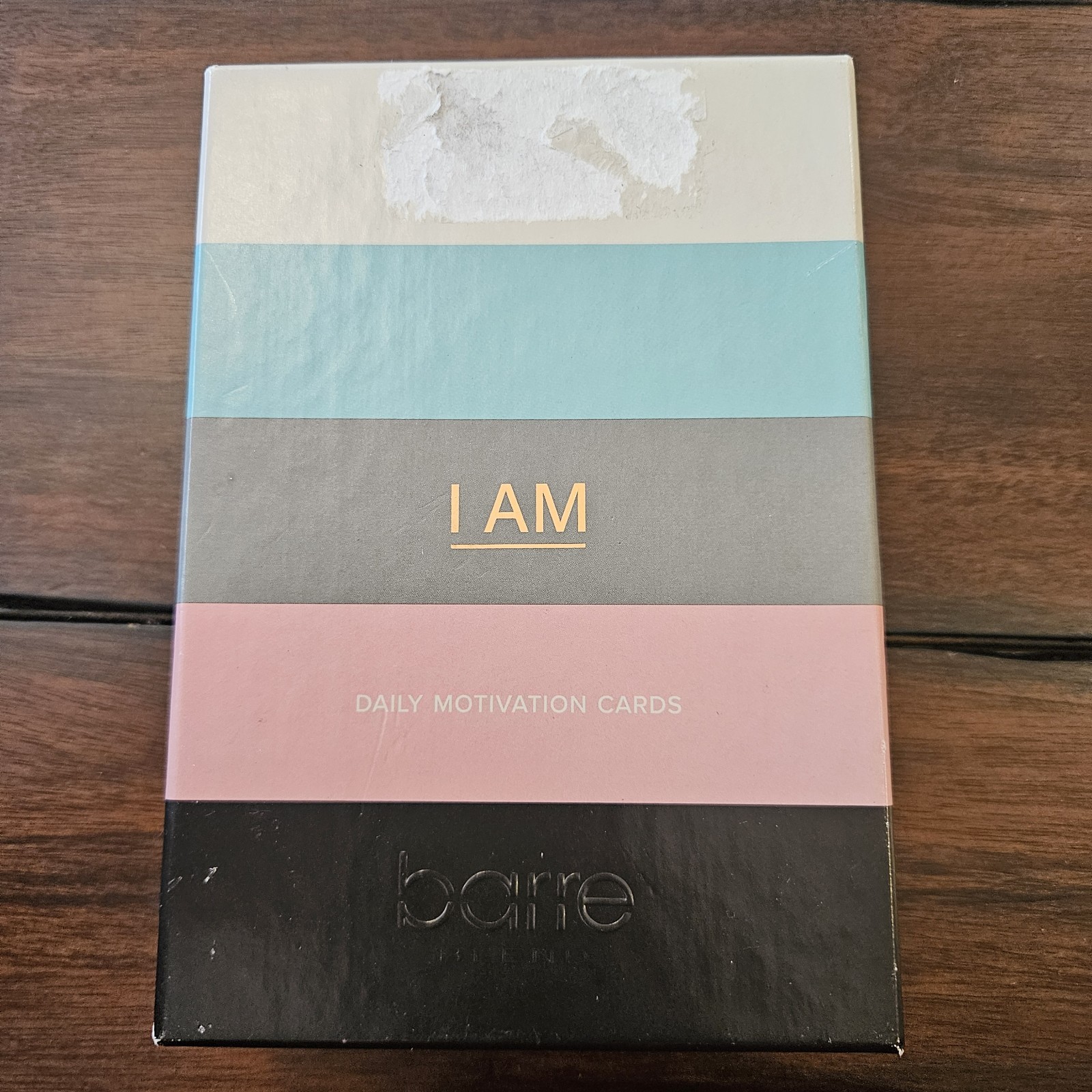 Daily Motivation Cards - I Am - Barre Blend, 65 Encouragement Confident Focus