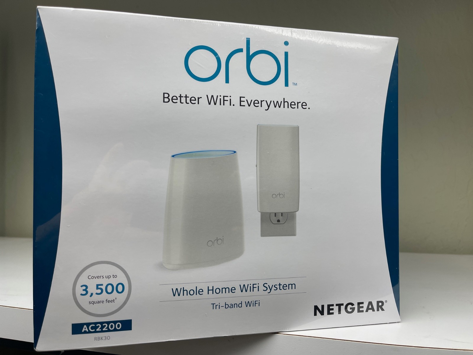 NETGEAR Orbi AC2200 4 Port 1200 Mbps Wireless Router (RBK30100NAS) - BRAND NEW