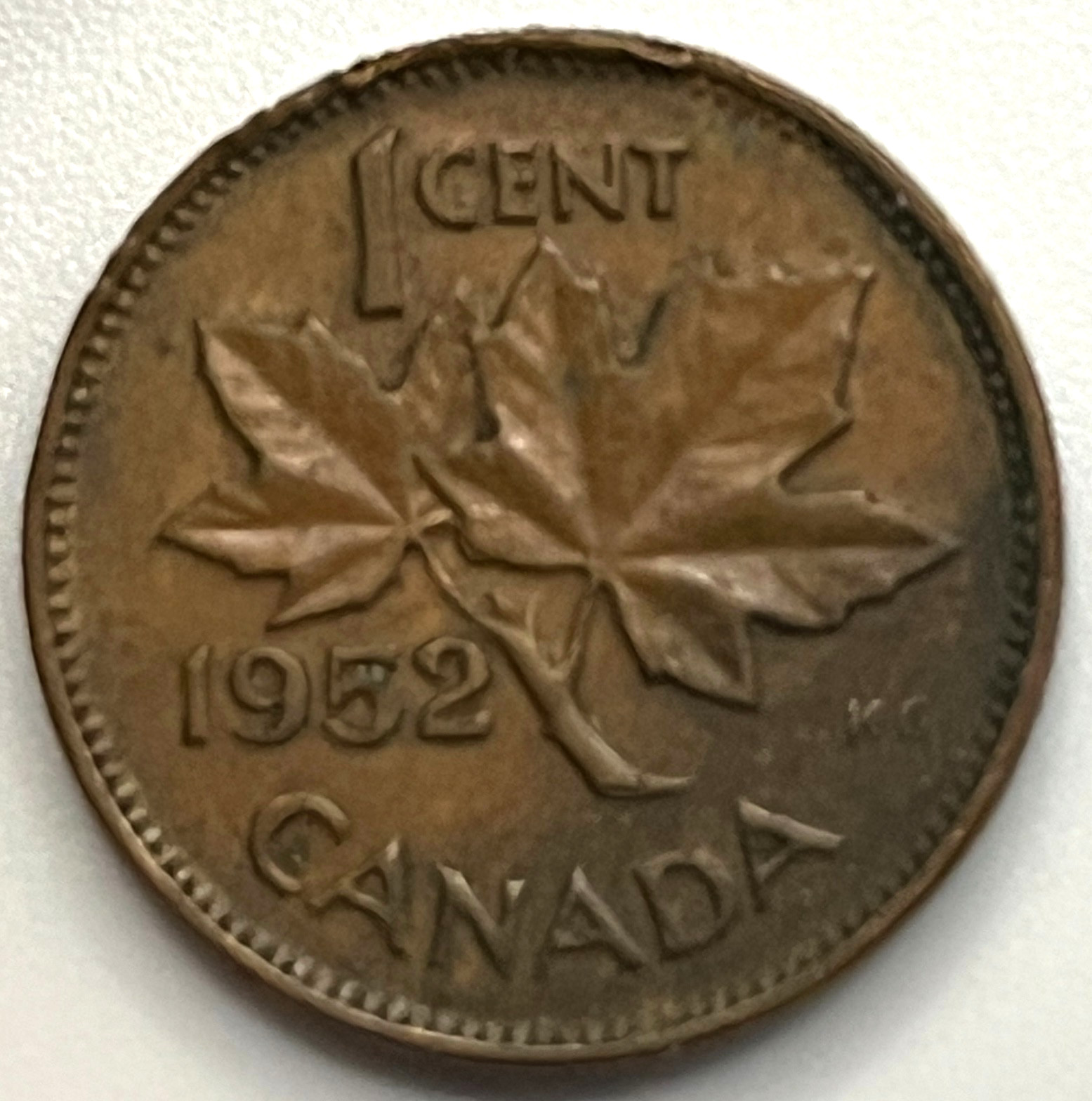 Canada / 1 Cent / 1952 / KM#41 / (03-1238)