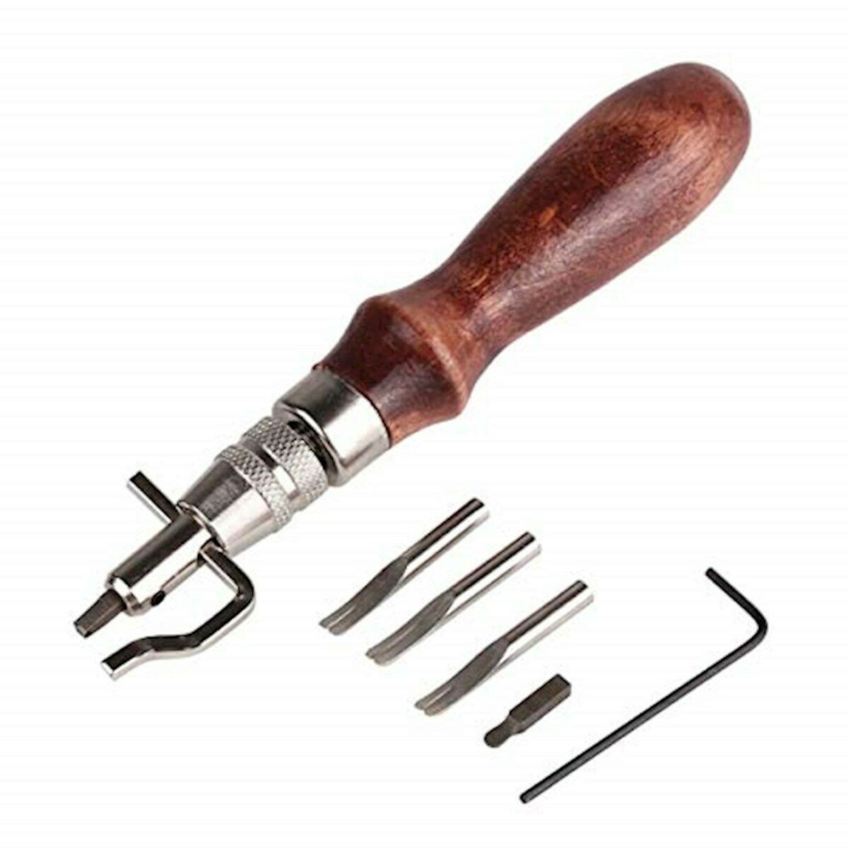 New Leather Craft Stitching Groover Skiving Edger Beveler Leather Working Tools