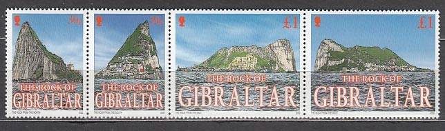 Gibraltar - Mail 2002 Yvert 1015/8 ** Mnh The Rock