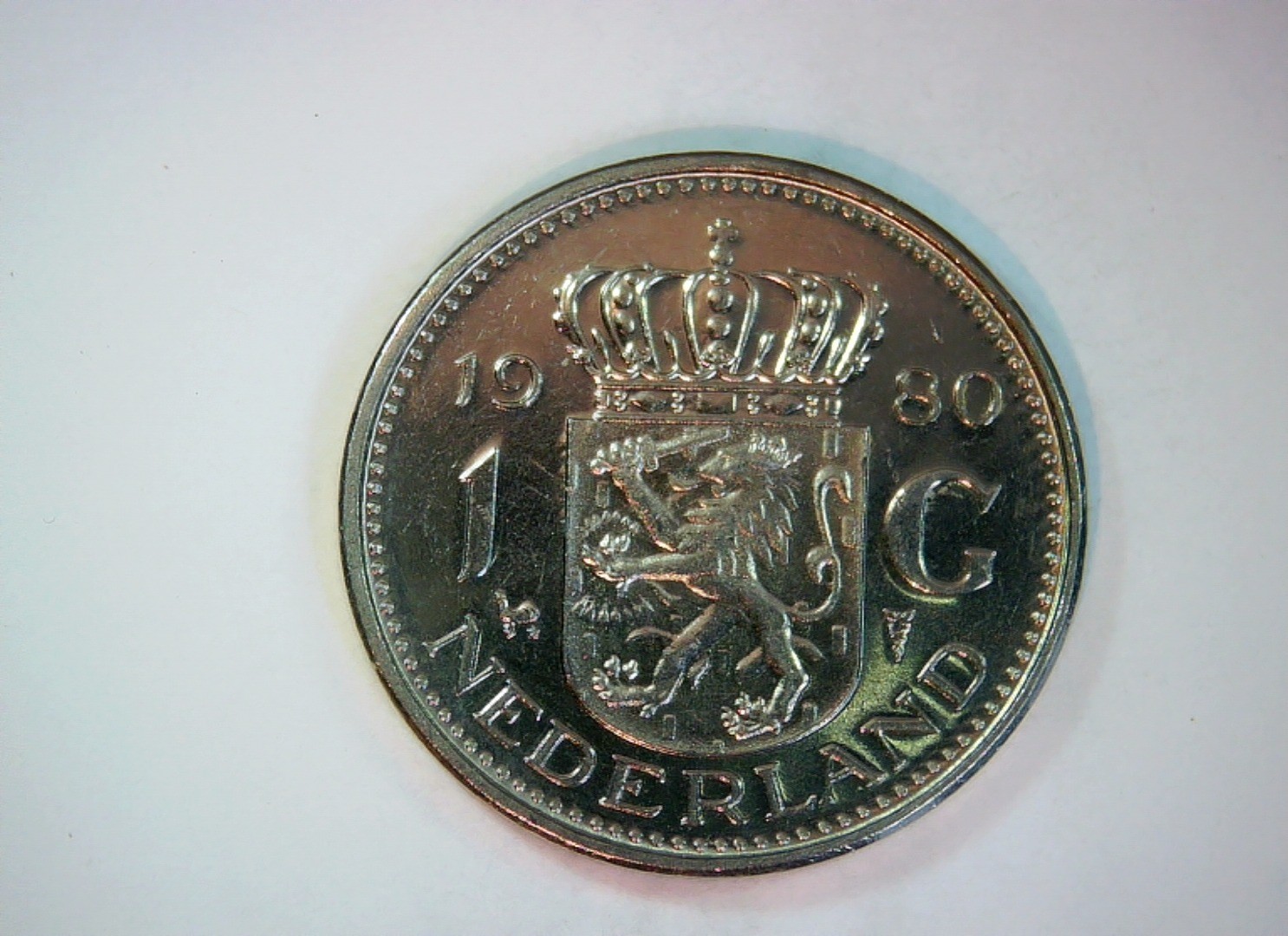 Netherlands 1980 1 Gulden Juliana 1 Gulden (lion arms type) Coin