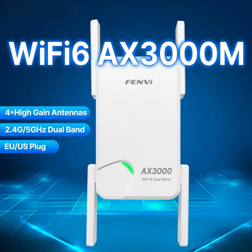 WiFi 6 Repeater Roteador Wi-fi 6 Signal Booster 5G 2.4G Gigabit Long Range