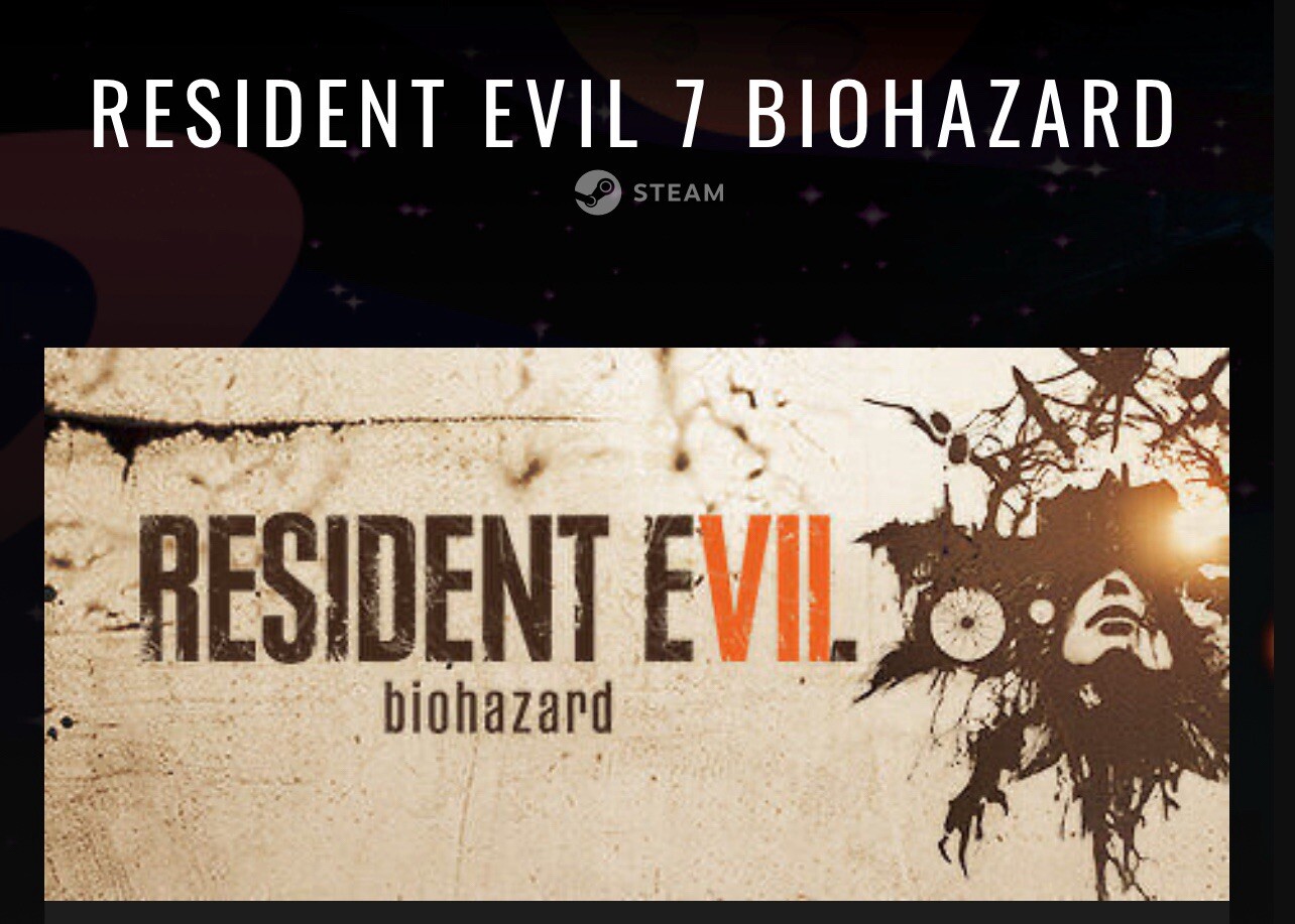 Resident Evil 7 Biohazard Steam Key Pal Region Only 
