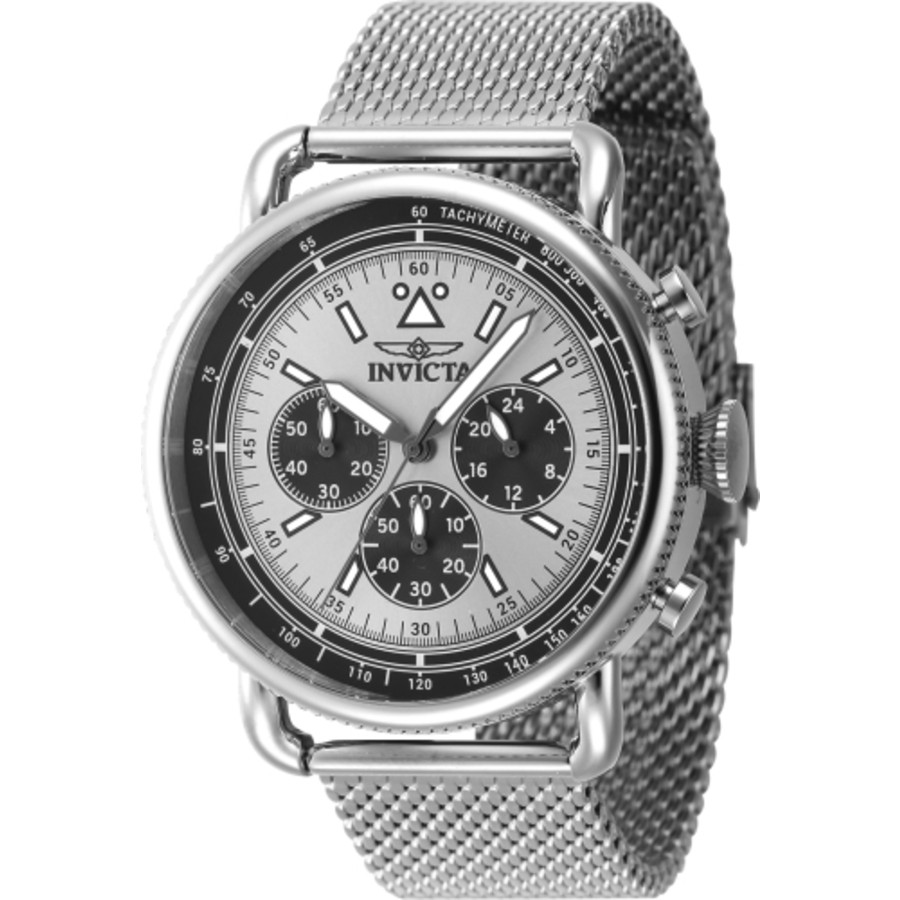 Invicta 47357 Speedway Silver-tone Dial 44 mm Men's Watch New