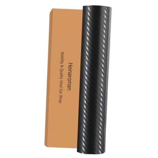 5D Carbon Fiber Vinyl Wrap for Body Protection 10*5FT Carbon Fiber Black