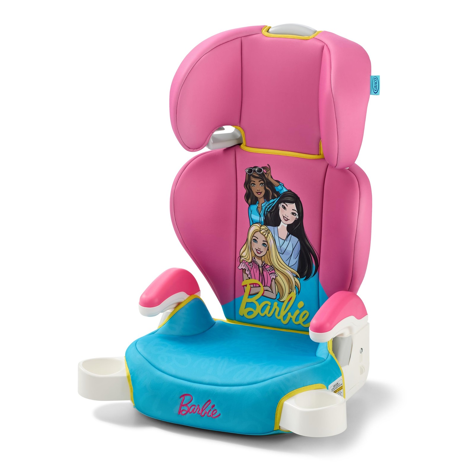 Barbie x Graco Turbobooster 2.0 High Back Booster Seat Belt Positioning Kids