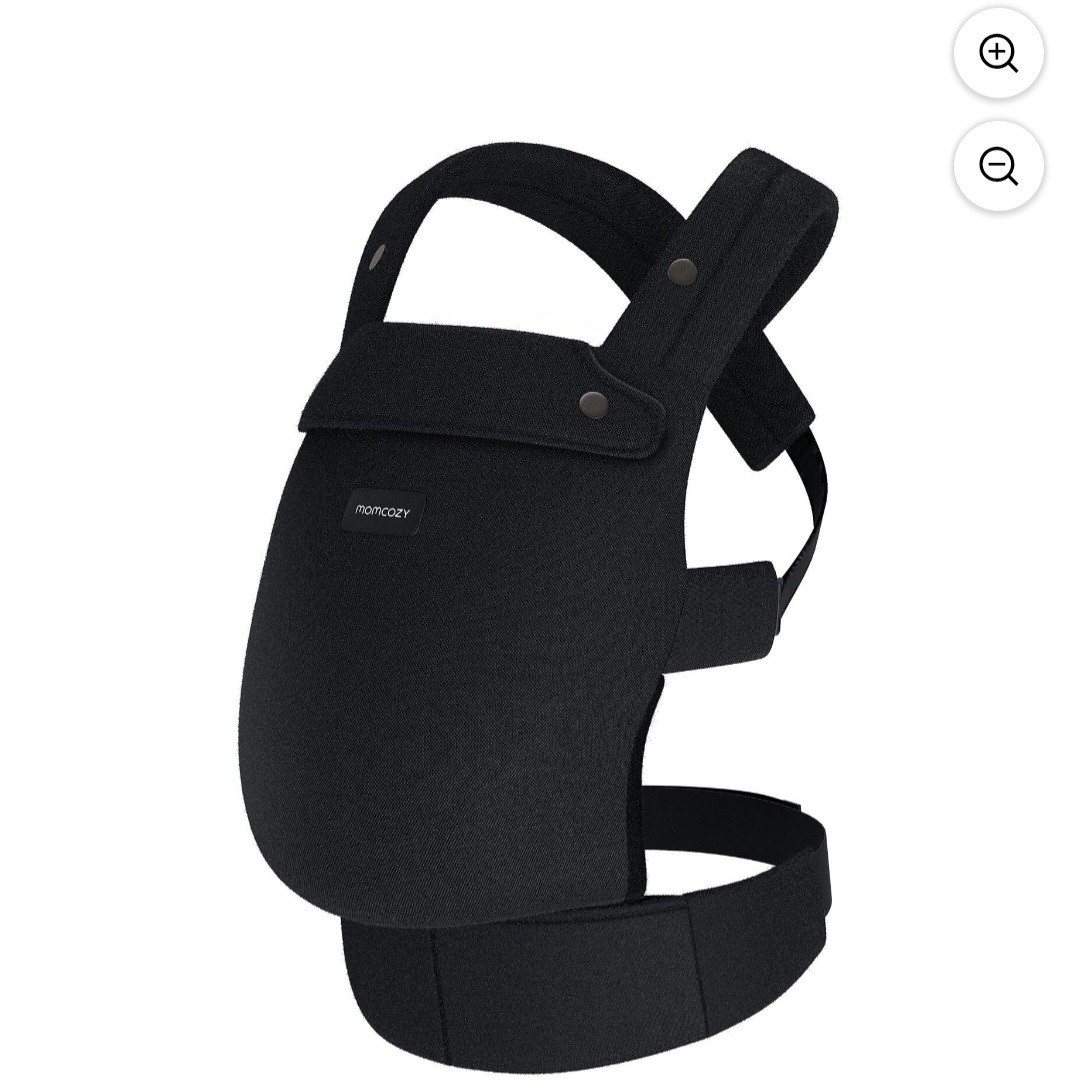 Momcozy Baby Carrier Black Polyester Buckle Closure Infant Toddler PA-43630