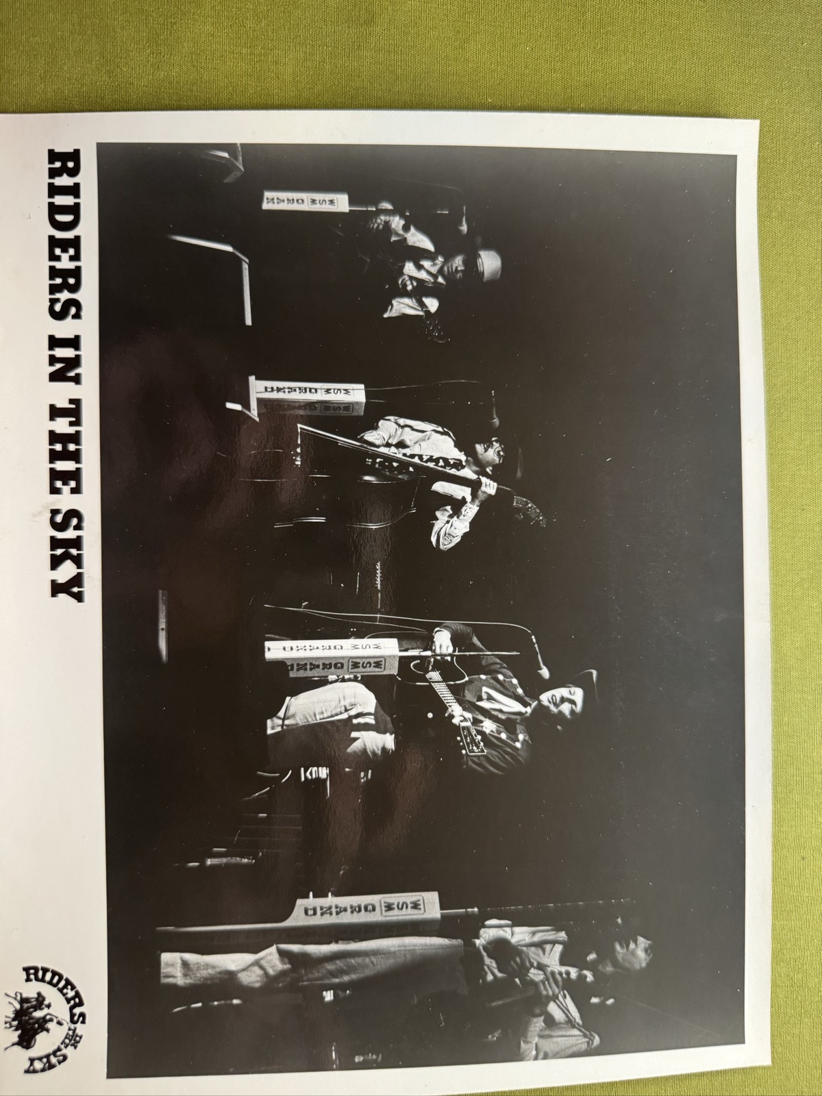 Riders In The Sky Signed Band Promo Photo 8x10