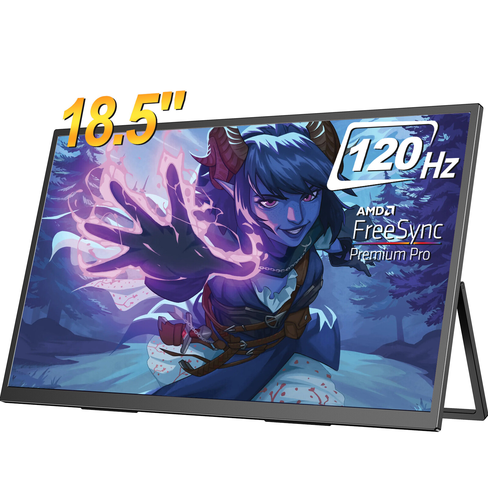 18.5" 120Hz Gaming Monitor Portable Monitor 1920*1080 Freesync Screen 100% sRGB