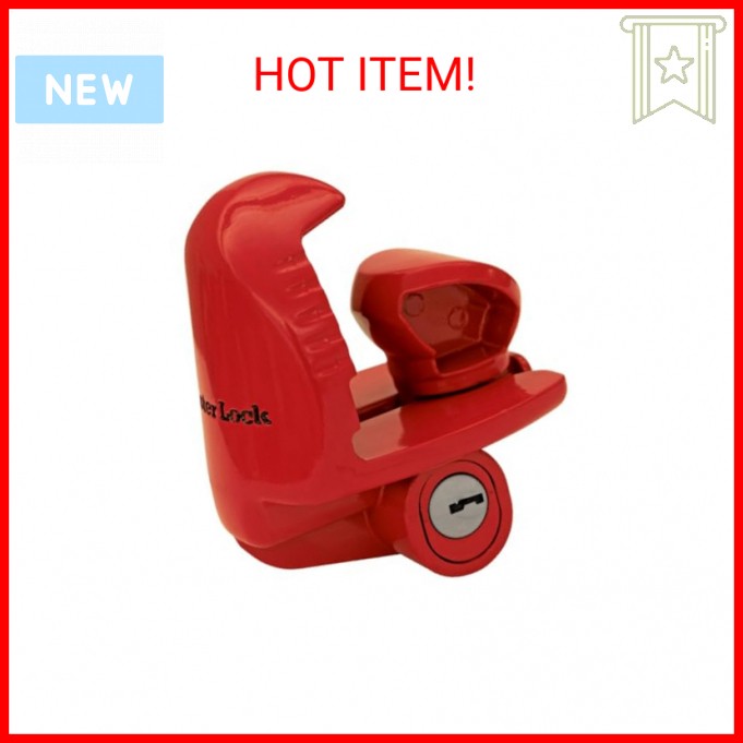 Master Lock Trailer Coupler Lock, Universal Size Fits 1-7/8", 2", and 2-5/16", 3