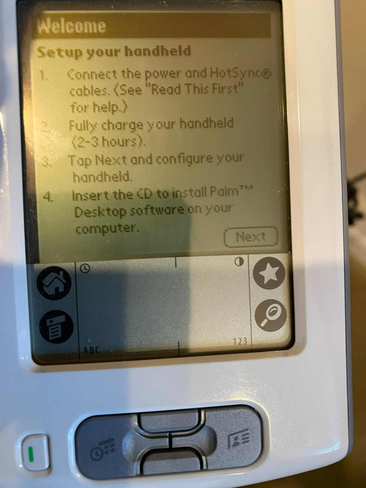Palm Zire 21 Handheld Palm Pilot PDA w/ Stylus Excellent