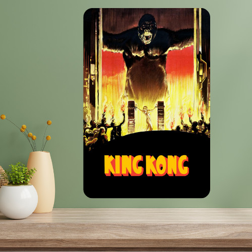 King Kong Classic Movie Metal Poster Sign