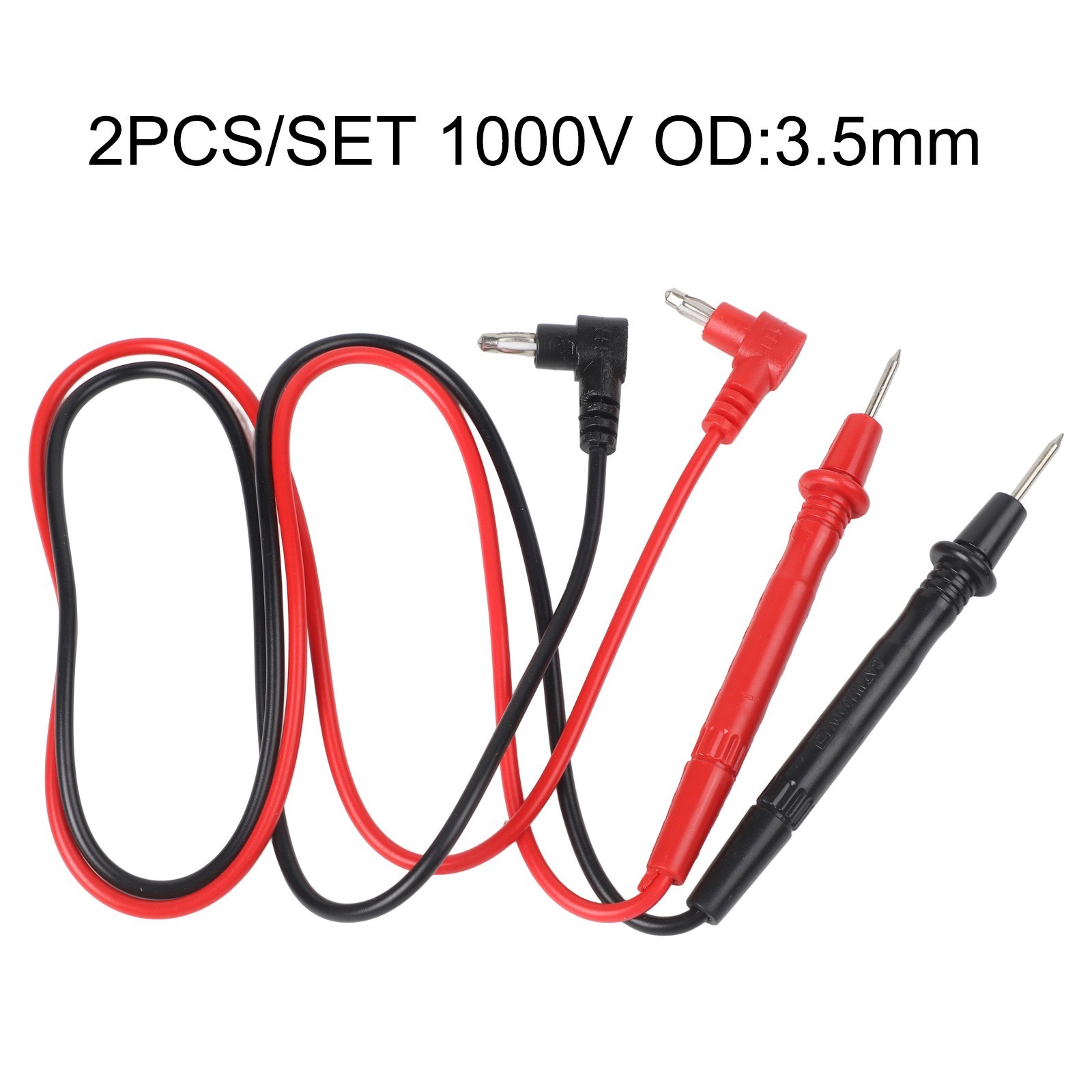 Multimeter Pen Digital Probe Soft Rod Terminat Test Voltmeter Wire 2PCS/1SET ABS