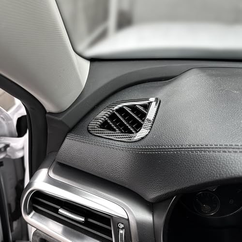 Side AC Air Vent Trim Left & Right Cover Compatible with KIA Telluride Carbon