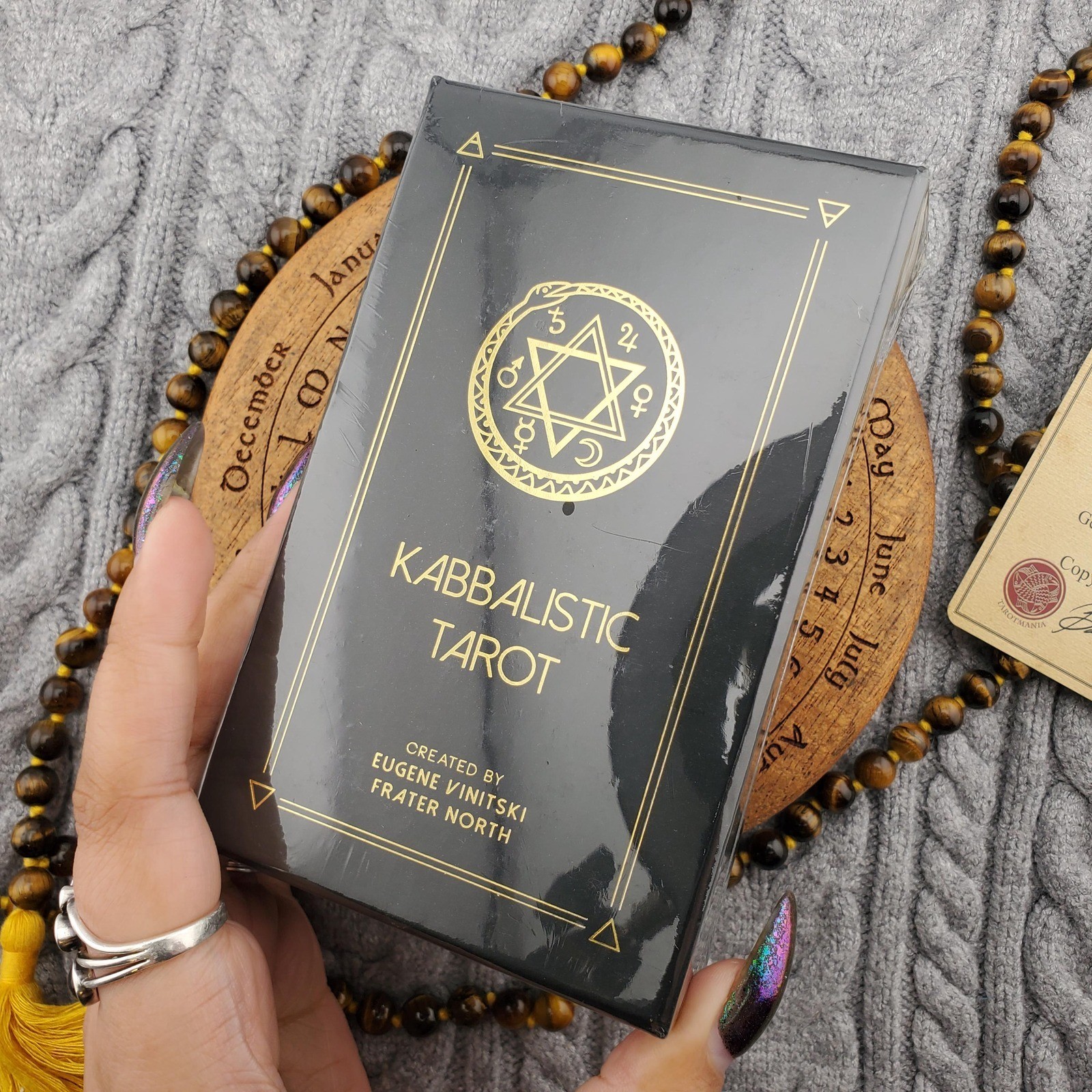 Kabbalistic Tarot by Eugene Vinitski Frater North 78 Card Tarot Deck New