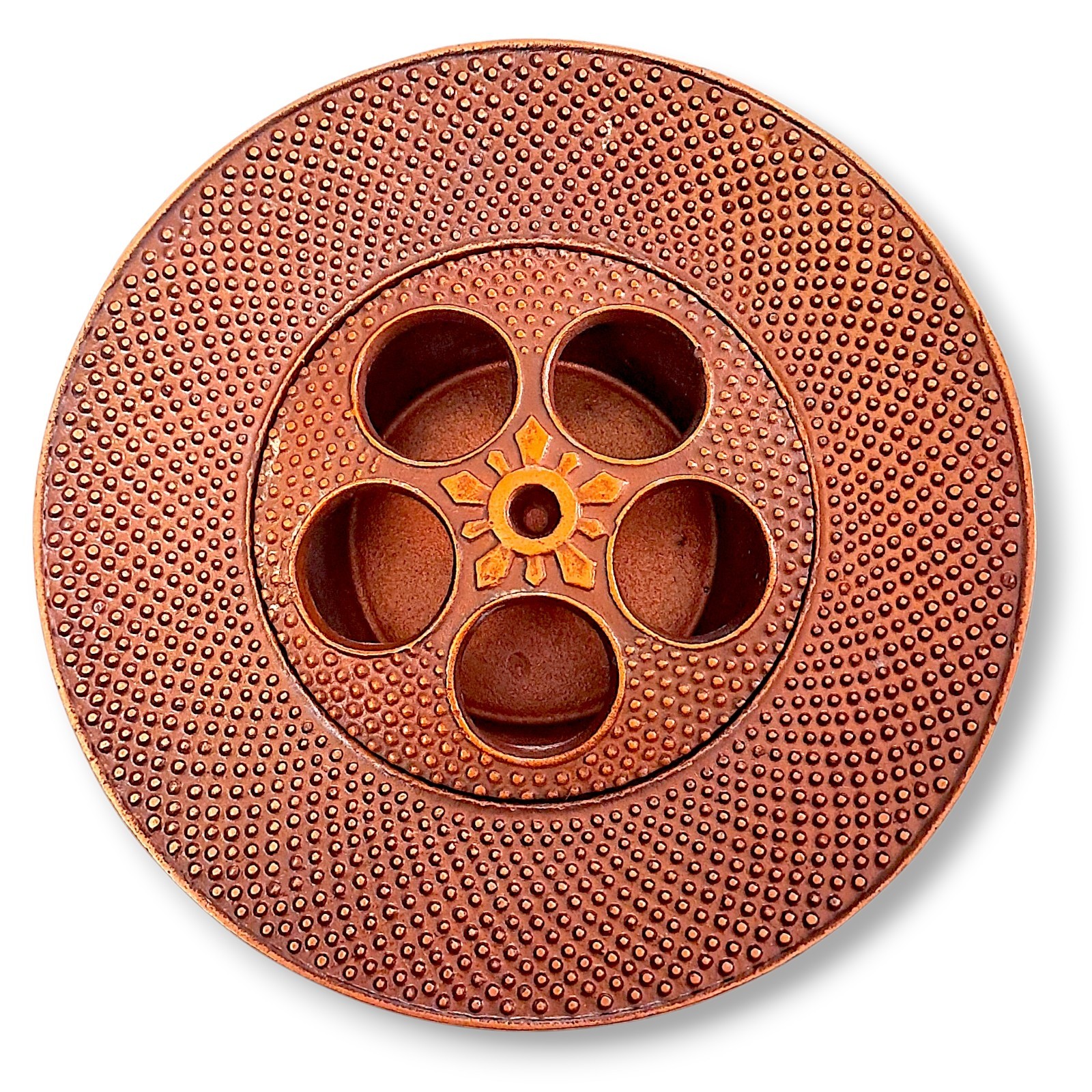 Japanese Buddhist Incense Burner Holder Ashtray Tobacco Vintage Art Decor JP I15