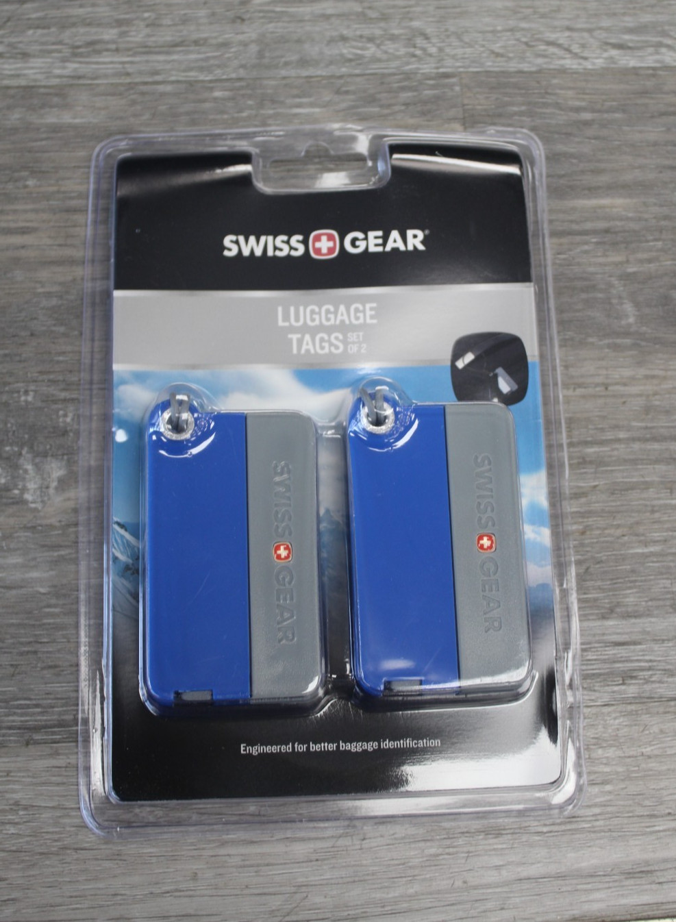 Swiss Gear Luggage ID Tags Set of 2 New Baggage Identification Compact Travel