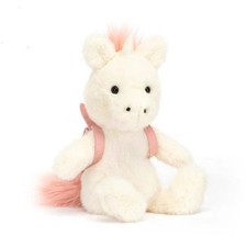 Jelly Backpack Unicorn Soft Plush Toy Animal Stuffed Doll Christmas Gift Cat
