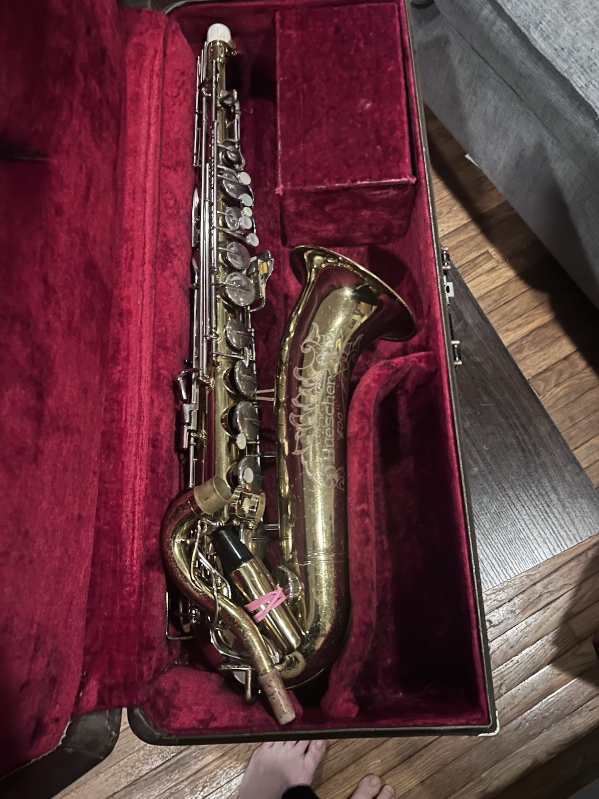 Buescher Aristocrat Tenor Saxophone 100% Working Order And Original Case