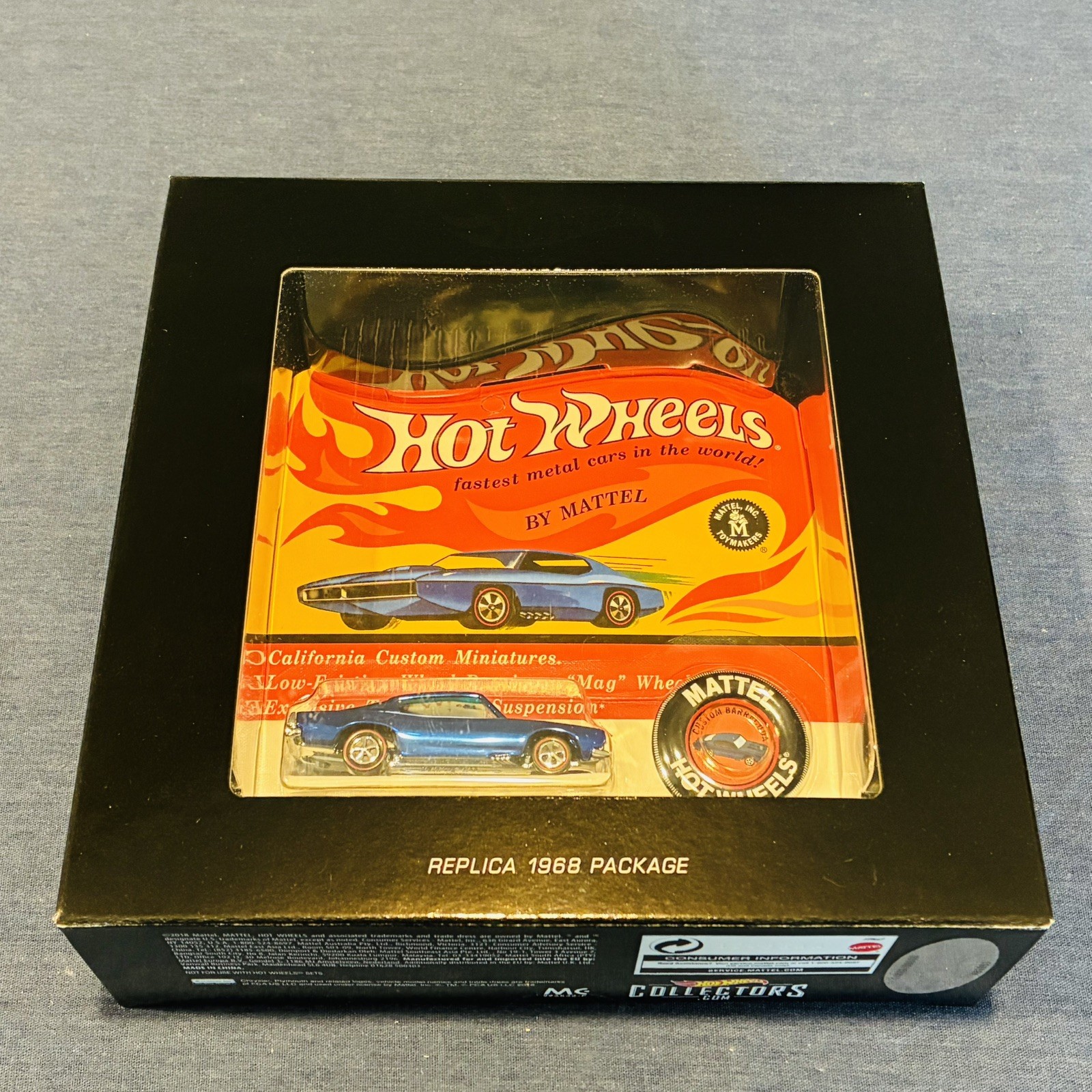 2018 Hot Wheels RLC Original 16 Replica Custom Barracuda