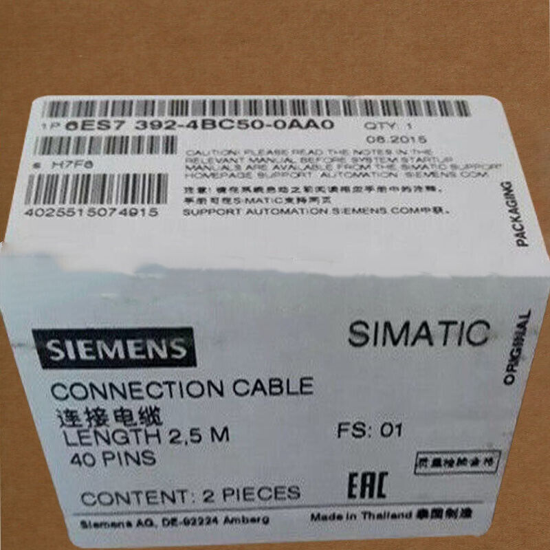 Siemens S7-300 Connection Cable 6ES7392-4BC50-0AA0 Original 64-channel Module