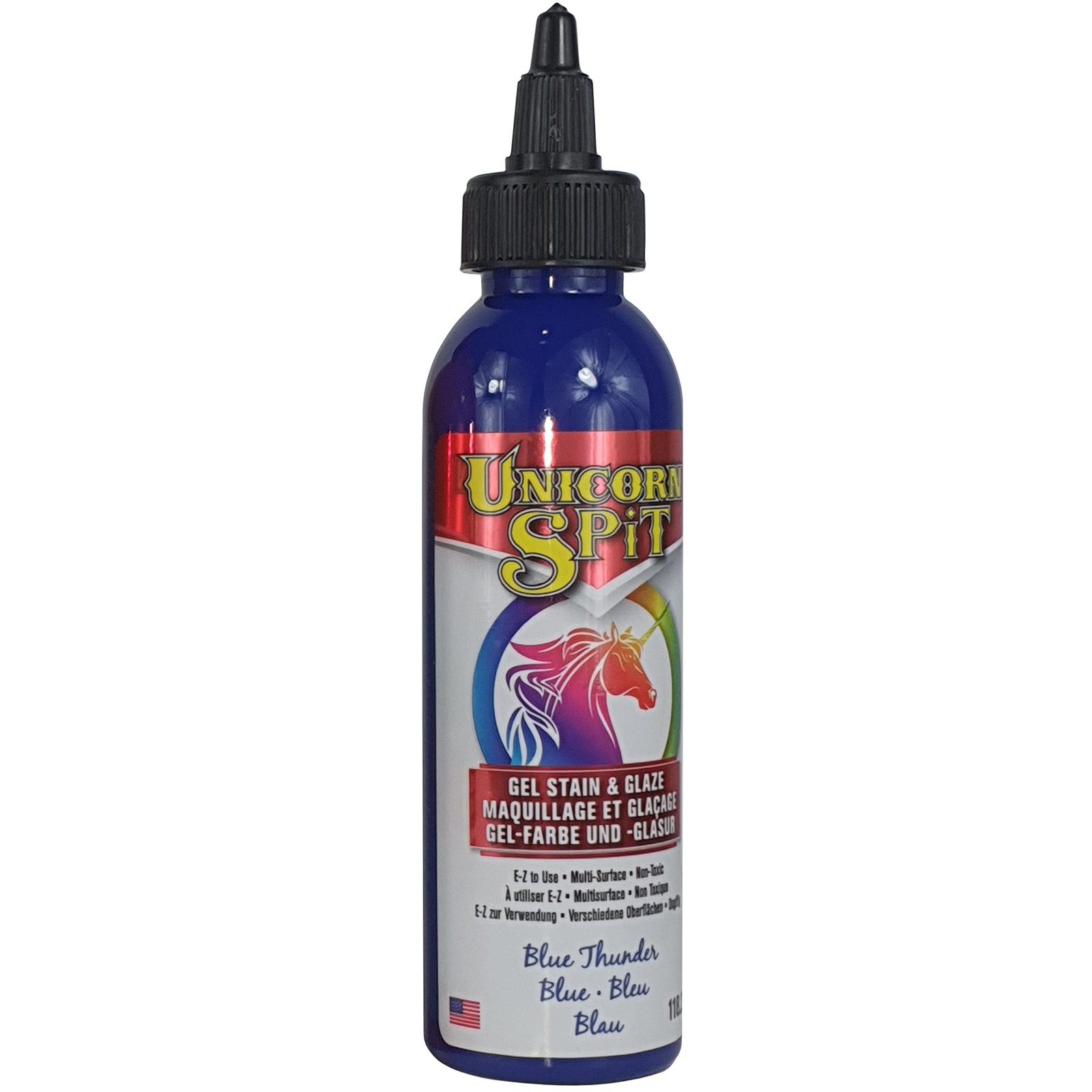 5770008 Gel Stain and Glaze, Blue Thunder 4.0 FL OZ Bottle
