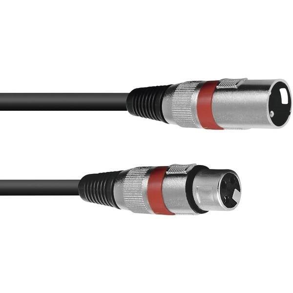 Omnitronic 3022050R XLR Connection Cable [1x XLR Plug 3-Pin - 1x Outlet
