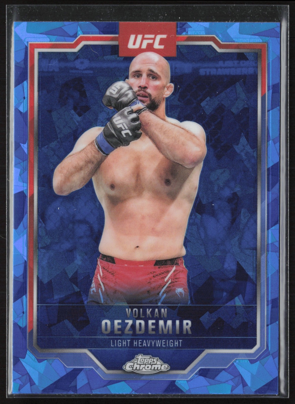 2025 Topps UFC Chrome Sapphire Volkan Oezdemir #193