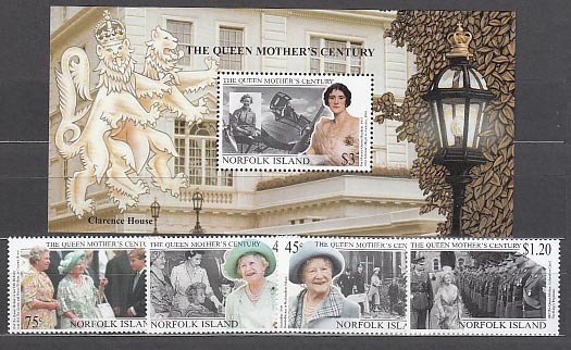 Norfolk - Mail Yvert 675/8+H 36 ** Mnh