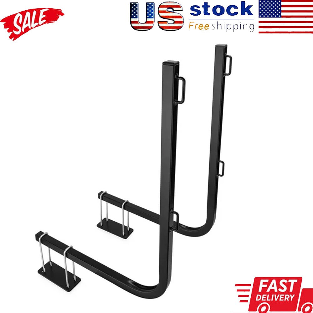 RV Camper Bumper Mount Tote Tank Holder W/ Zinc Coated Hardware Steel Frame New