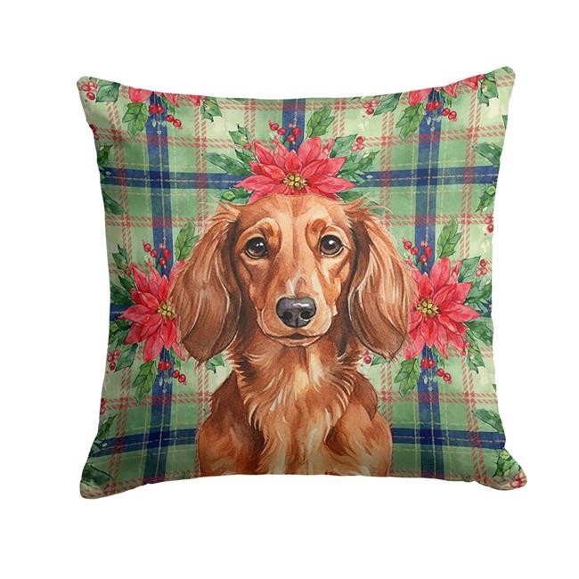Carolines Treasures WDK8599PW1818 Unisex Adult Longhaired Red Dachshund Chris...