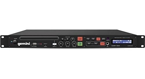 Gemini CDMP-1500 19-inch Professional 1U Rackmount Single CD / MP3 / USB Player
