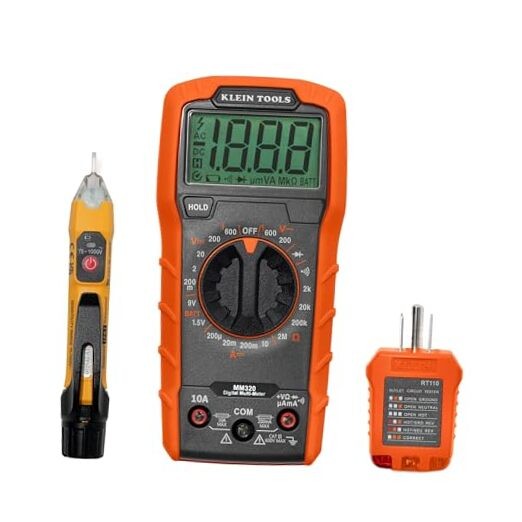  69149P Electrical with Digital Multimeter, Non-Contact Voltage Tester Test Kit