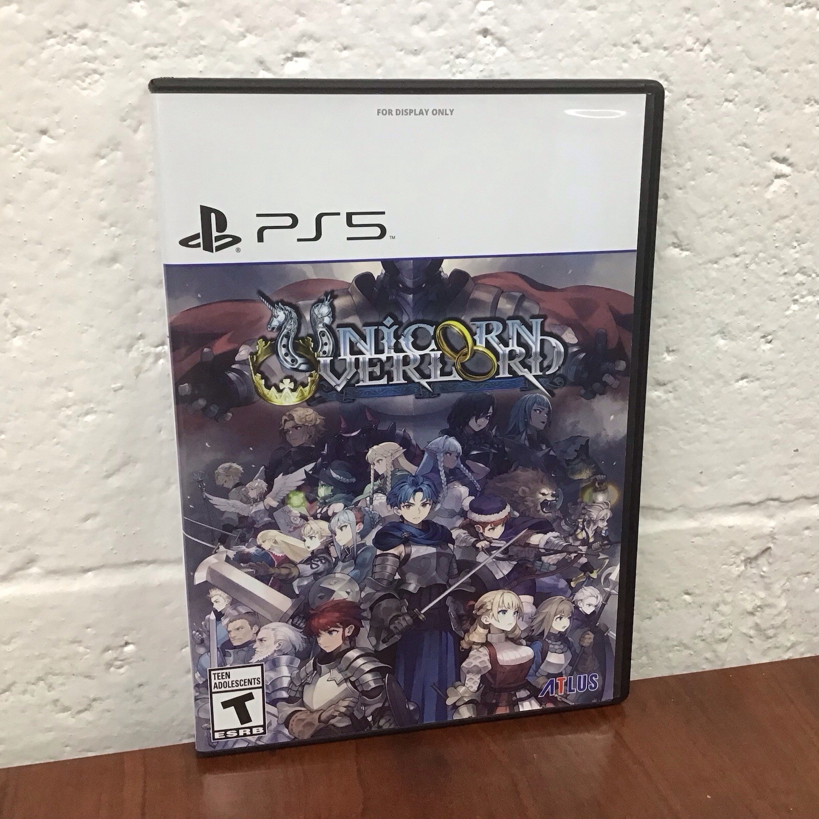 PS5 Unicorn Overlord Gamestop Display One Case No Game