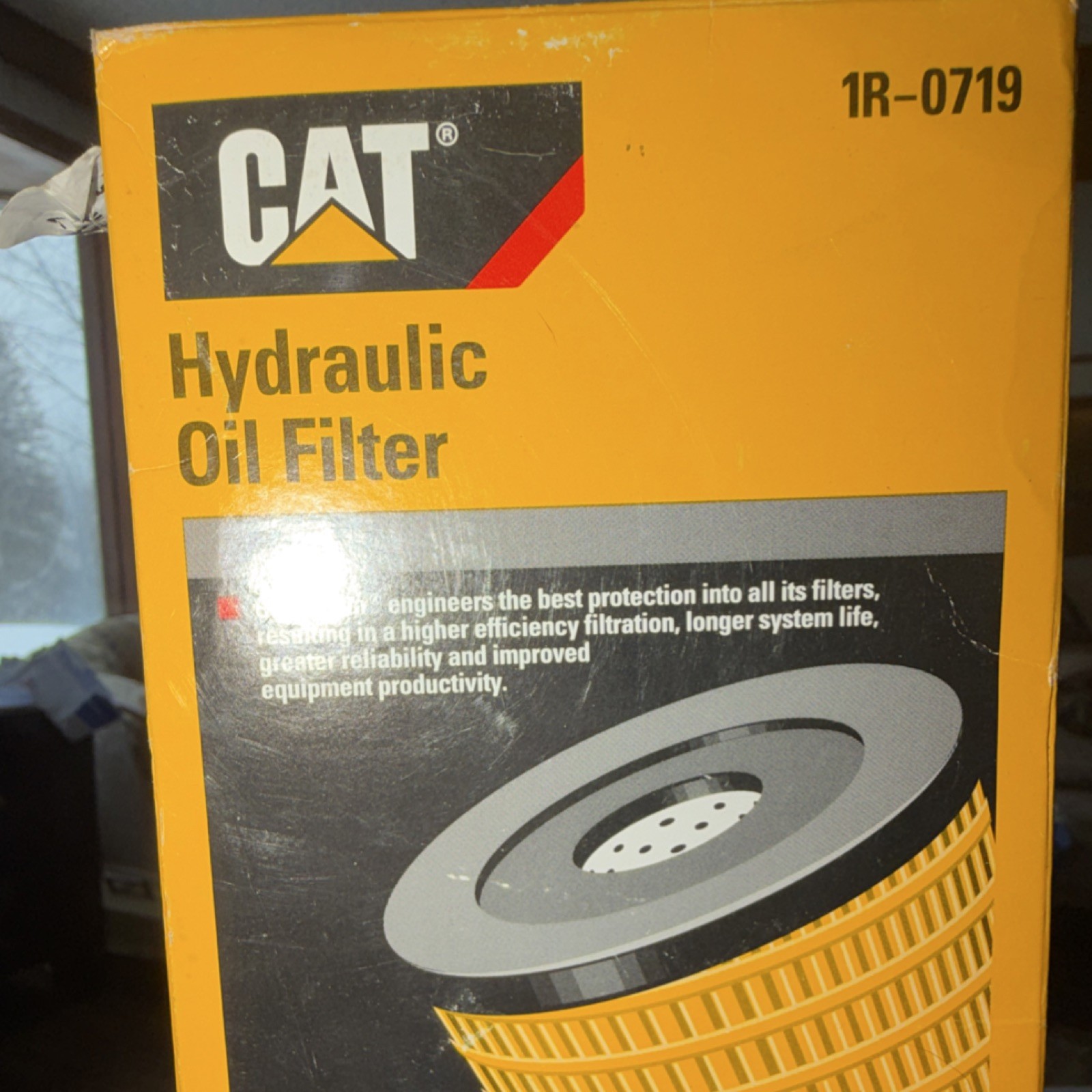 CAT Hydraulic Oil Filter 1R-0719 Replacement Part Type MPN 1R-0719 Model 1R-0719