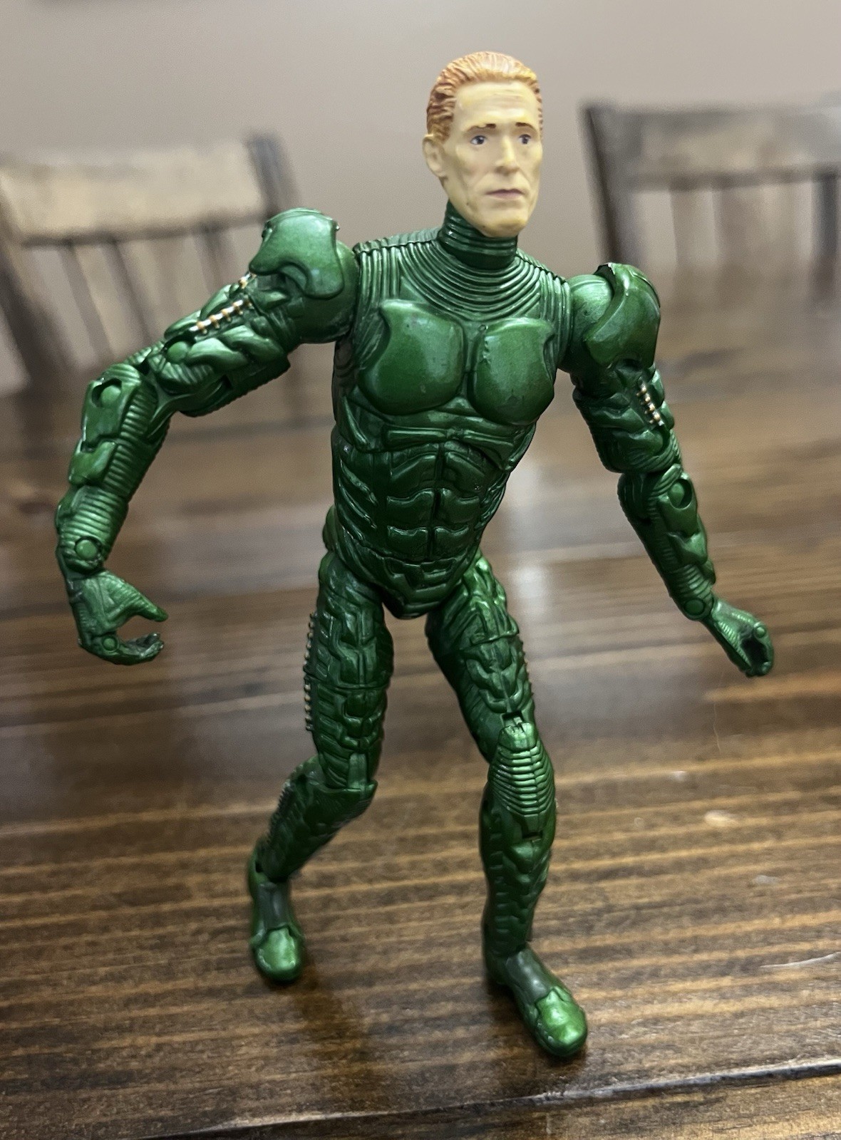 2002 Toybiz Super-Poseable GREEN GOBLIN 6" Spider-Man Movie Figure