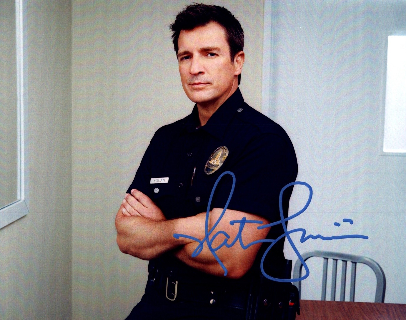Nathan Fillion The Rookie Signed Autographed Photo Authentic 8X10 COA