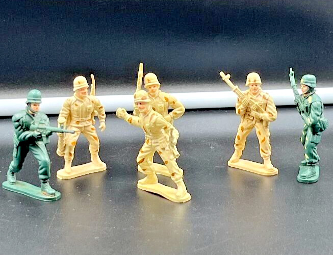 Plastic Army Men 6 PCS Merc Force 1